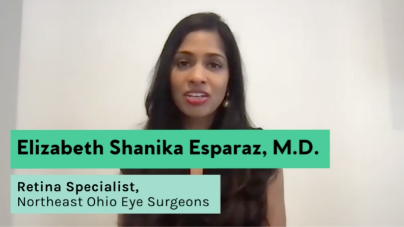 Video of doctor describing Retinal Vein Occlusion (RVO)